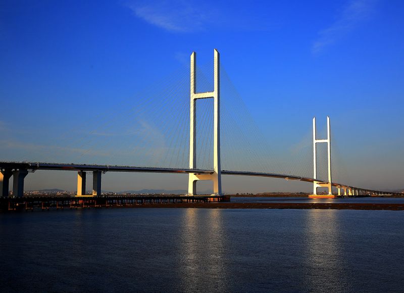 China North Korea Bridge Brightening Project