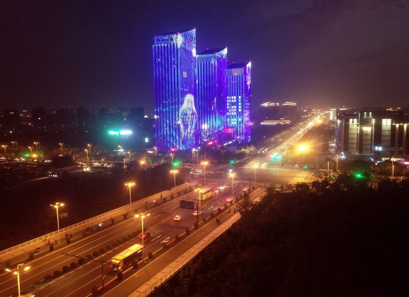 Yangzhou Wenchang Road Lighting Project Case